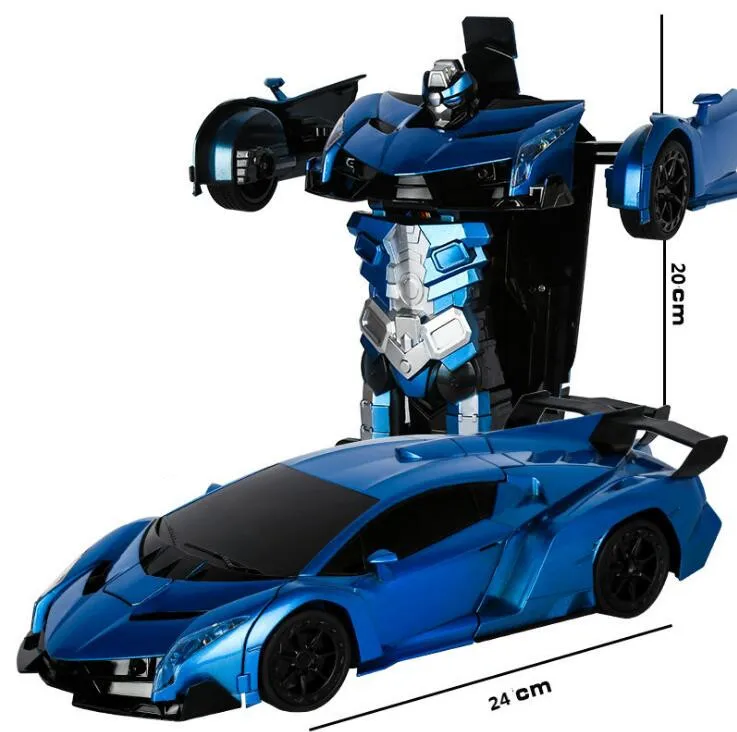 2в1 RC автомобиль трансформации спортивный модели роботов Дистанционное