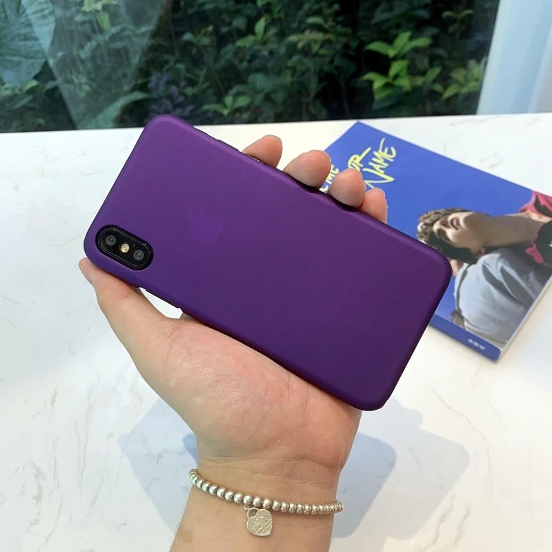 Coque For Apple iPhone SE 5 5s 6 6s 7 8 Plus 8Plus 10 X XR XS Max Candy Color Matte Hard Plastic PC Protective Back Case Cover |