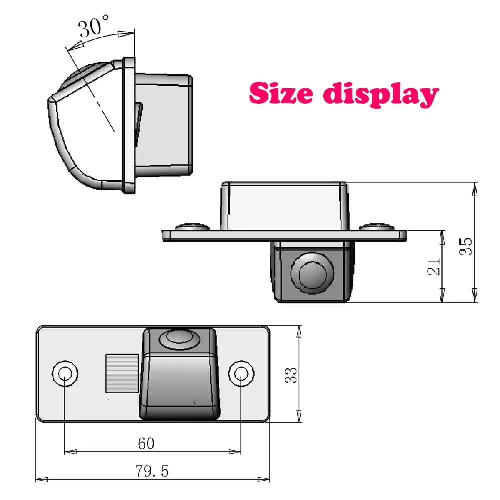 Заднего вида Парковка Реверсивный Cam авто автомобиль заднего автомобиля