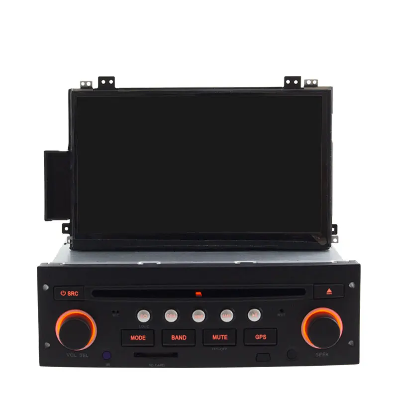 balck TOPBSNA 7 дюймов 1 Автомобильный dvd-плейер DIN Android 9,0 для Citroen C5 gps навигации данные беспроводного обмена рулевое колесо Управление WI-FI Navi SWC - Цвет: balck