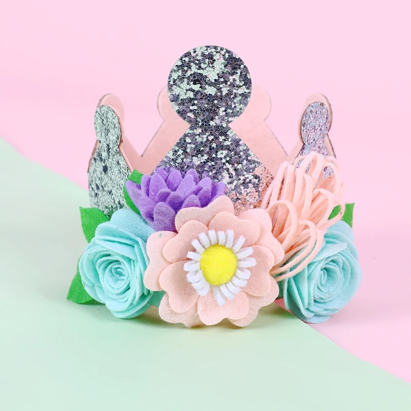 Ободок для дня рождения маленьких мальчиков и девочек головной убор с короной