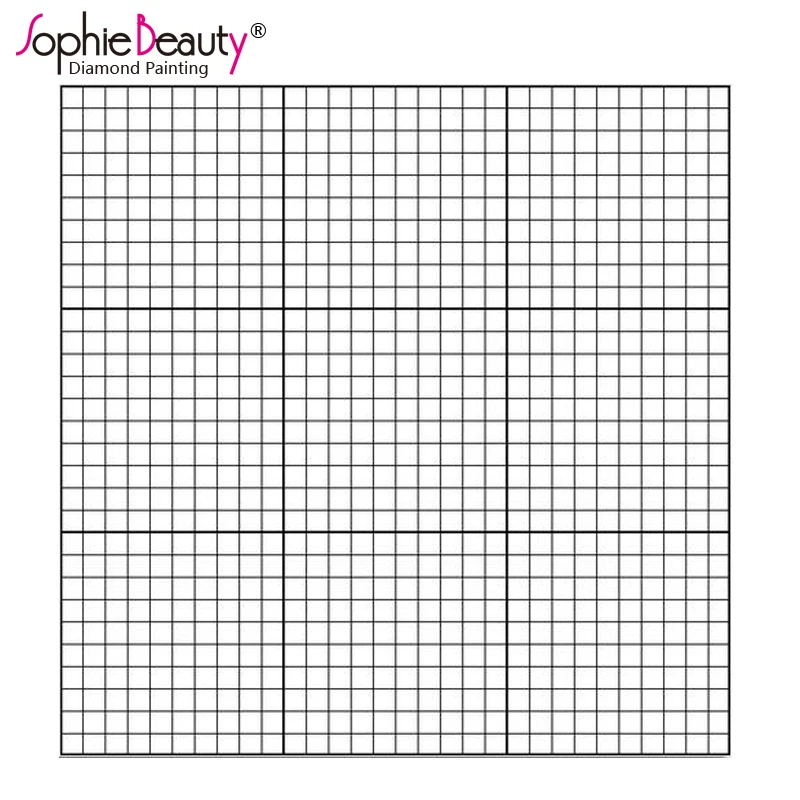 Картина из страз Sophie Beauty сделай сам вышивка крестиком белый холст на заказ фото