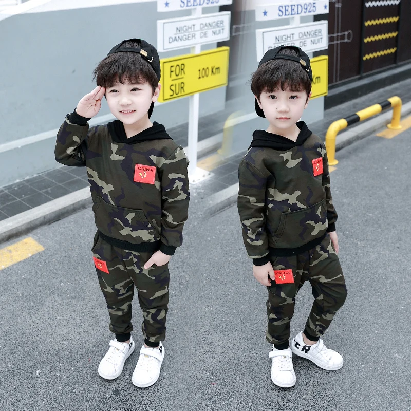 Детская униформа в стиле милитари 2 предмета B184 |