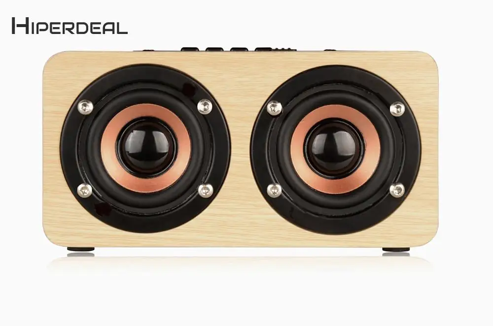 HIPERDEAL деревянный портативный Bluetooth динамик беспроводной ретро 3D Boombox телефон
