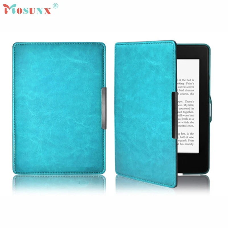 

Hot sale Tablet Case Cover Mosunx Magnetic Premium Ultra Slim Leather Smart Case Cover For Amazon Kindle Paperwhite 5 Gifts