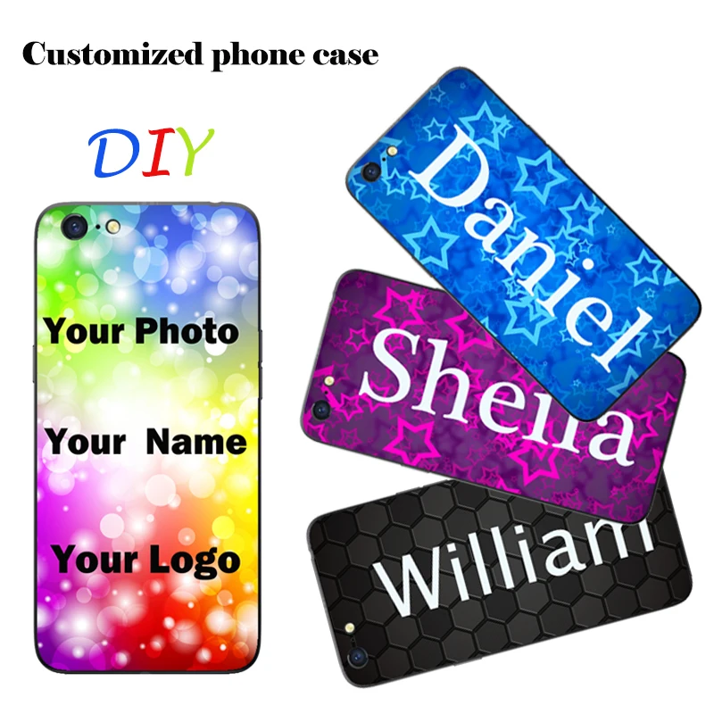 DIY Custom Personalized Phone Case For iPhone 6 6S 7 8 Plus X S R XS MAX XR Cover Customized Design Picture Logo Name Photo | Мобильные