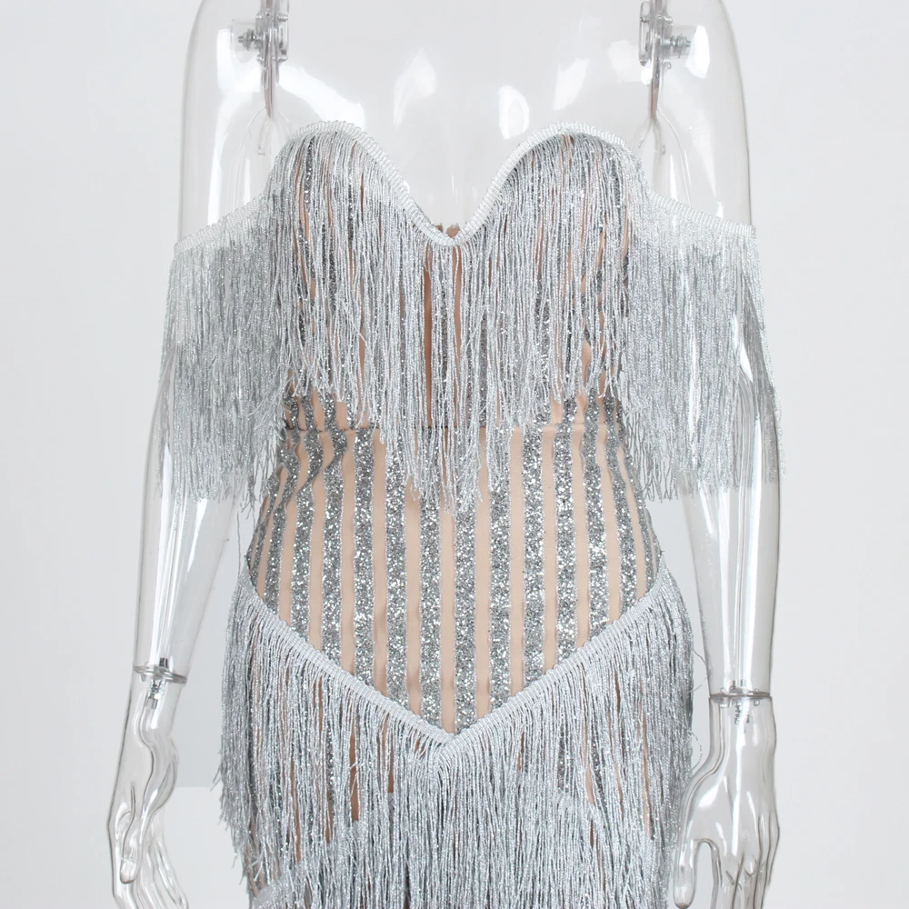 Сексуальное блестящее вечернее платье с v образным вырезом без бретелек длиной