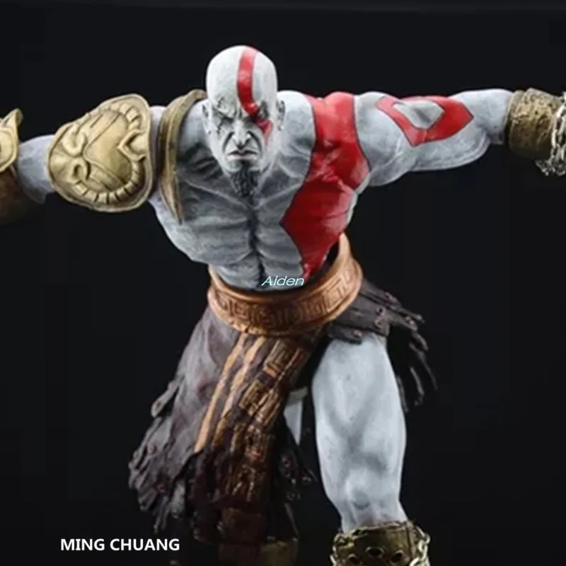 1" Статуя God of War Demigod Kratos бюст Antihero полная длина портрет боги GK фигурка Коллекционная модель игрушки 35 см B1390