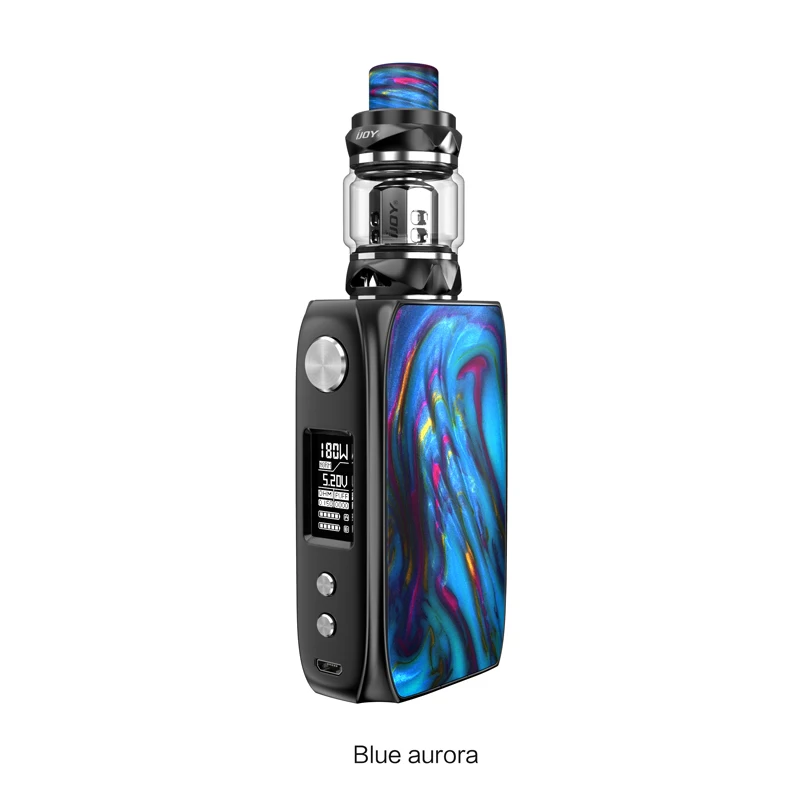 Оригинал IJOY Shogun Univ комплект 180 Вт коробка мод Vape с Катана SUBOHM Танк подходит KM1