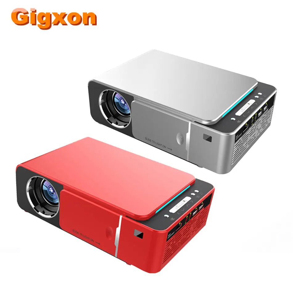 Gigxon T6 720P проектор домашний кинотеатр 3500 люмен портативный проектор мини беспроводной wifi мини домашний кинотеатр Miracast/Airplay