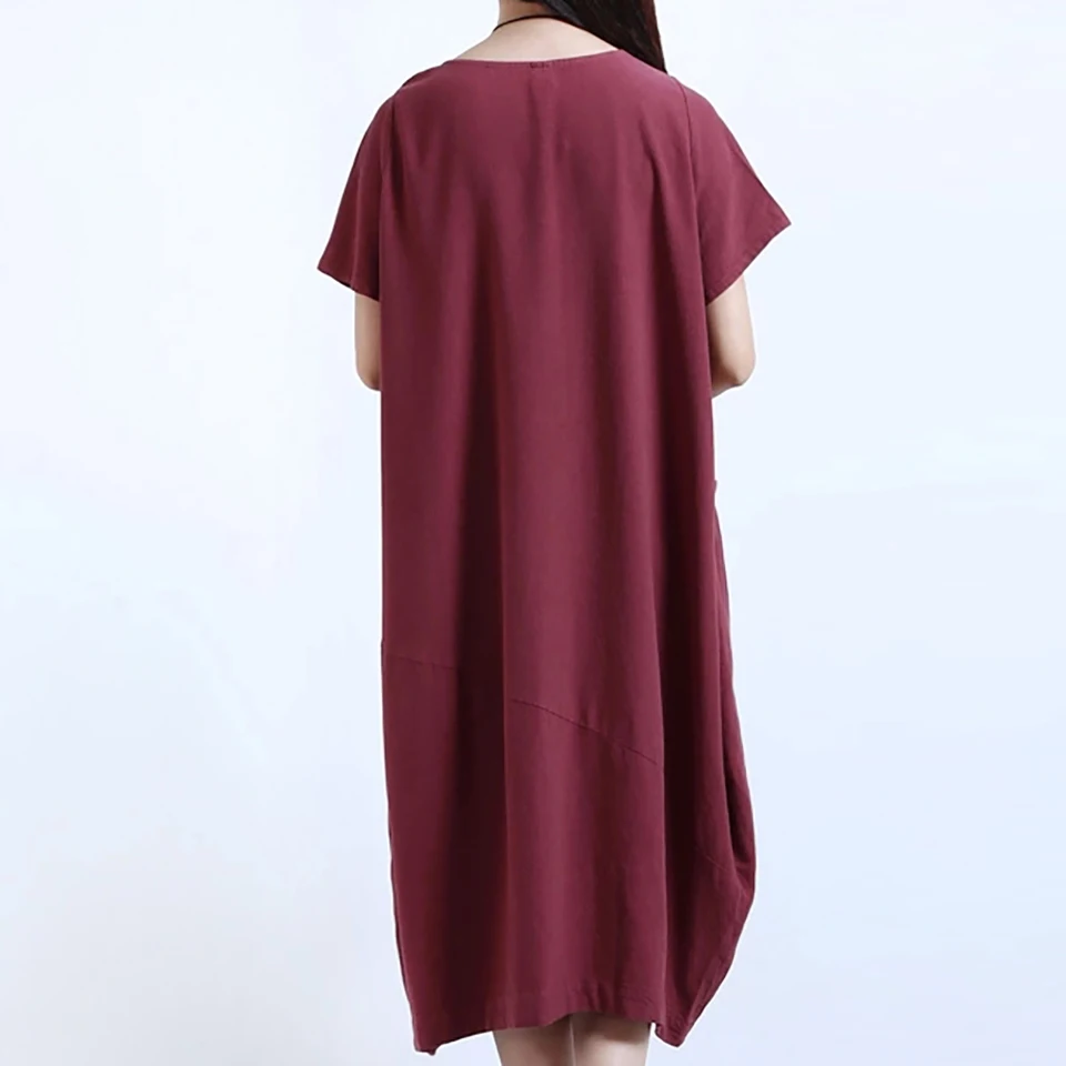 Модные женские туфли летнее платье круглый вырез горловины Изделие из хлопка с