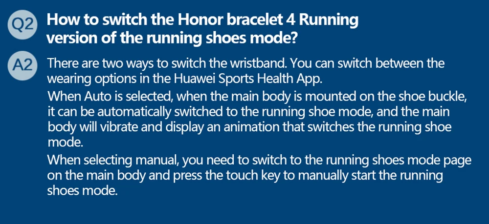 Huawei Honor Band 4 Беговая версия обуви-пряжка ударный фитнес-трекер версия Smart 50 м водонепроницаемый монитор сна