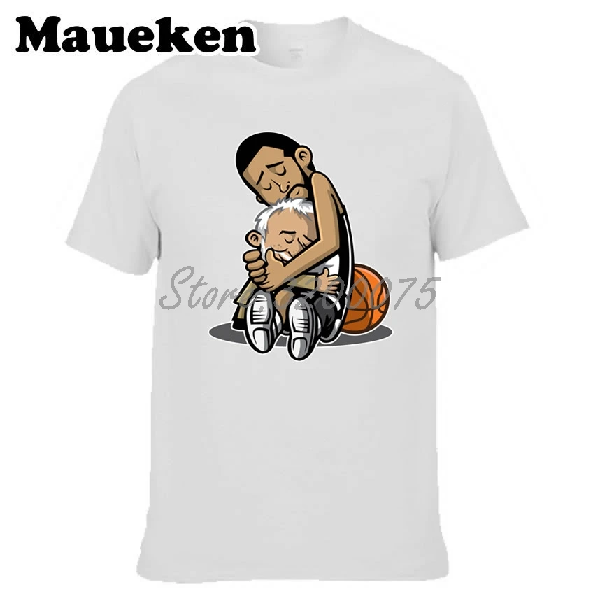 Мужская футболка с героями мультфильмов Tim Duncan Gregg Popovich Fundamental Duo vehal San Antonio W19032709 |
