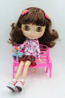 free shipping big discount rbl 256diy nude blyth doll birthday gift for girl 4colour big eyes dolls with beautiful hair cute toy