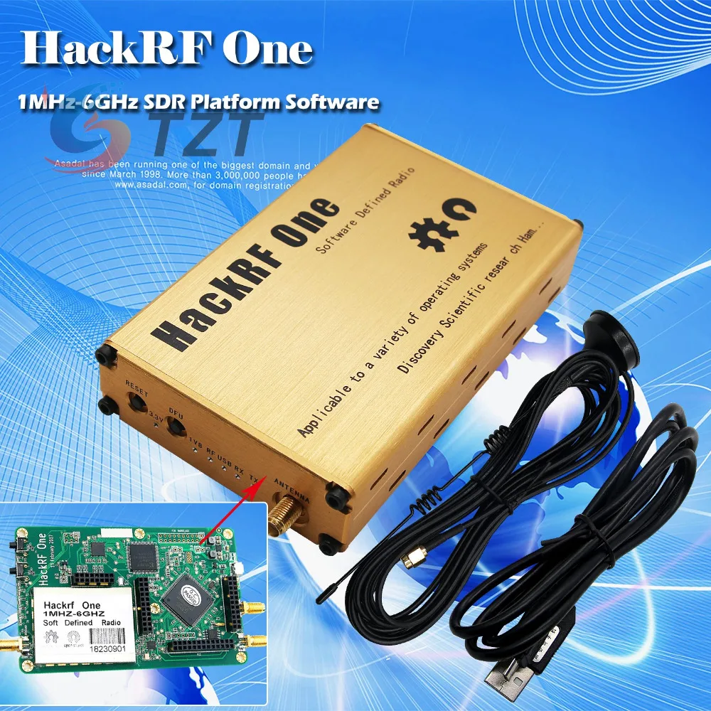 Платформа HackRF One 1 МГц 6 ГГц SDR программно определяемая плата разработки