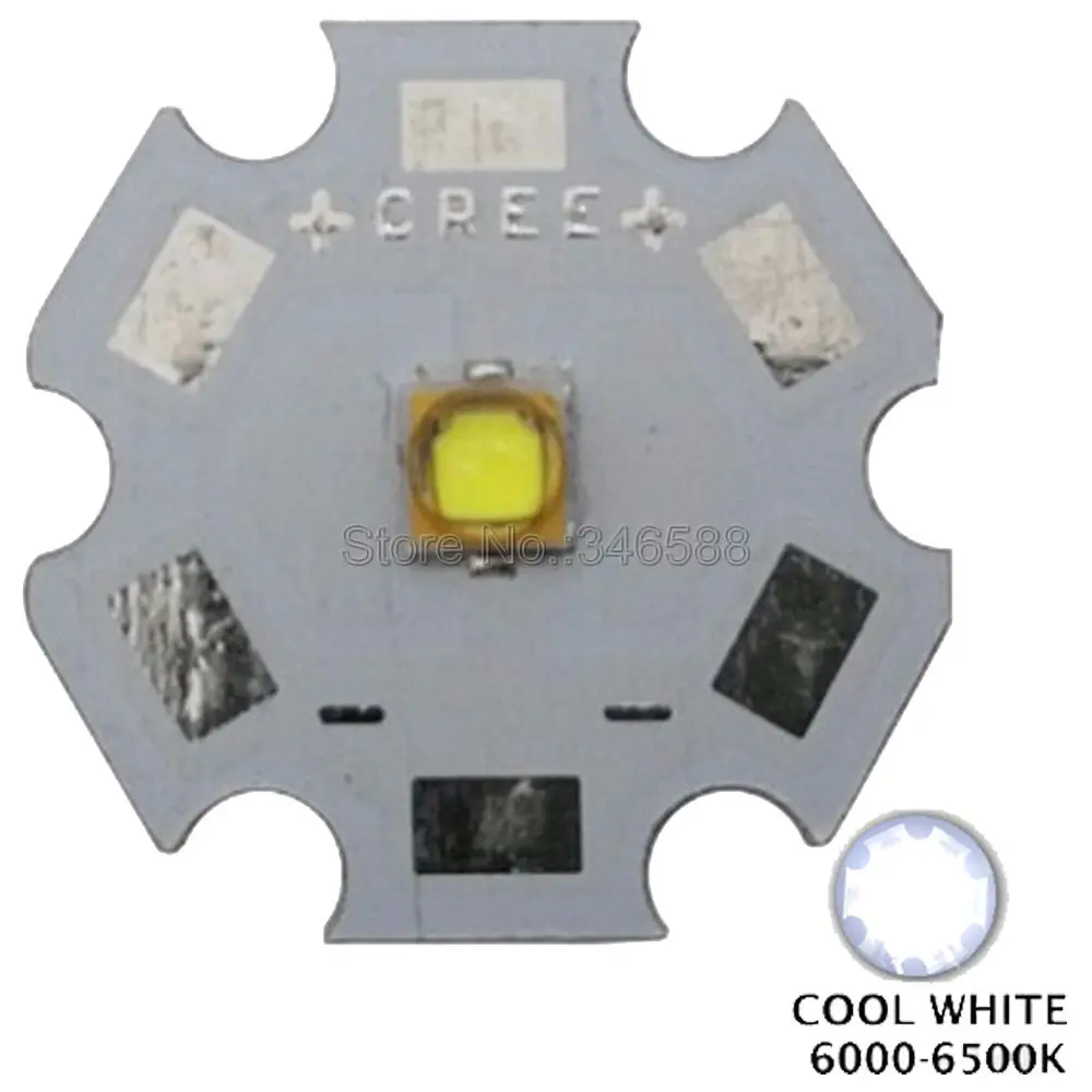 10PCS LG3535 5W LED Cold White 6000-6500K 1-3W-5W LED with 8mm 10mm 12mm 14mm 16mm 20mm PCB instead of CREE XPG2 XP-G LED