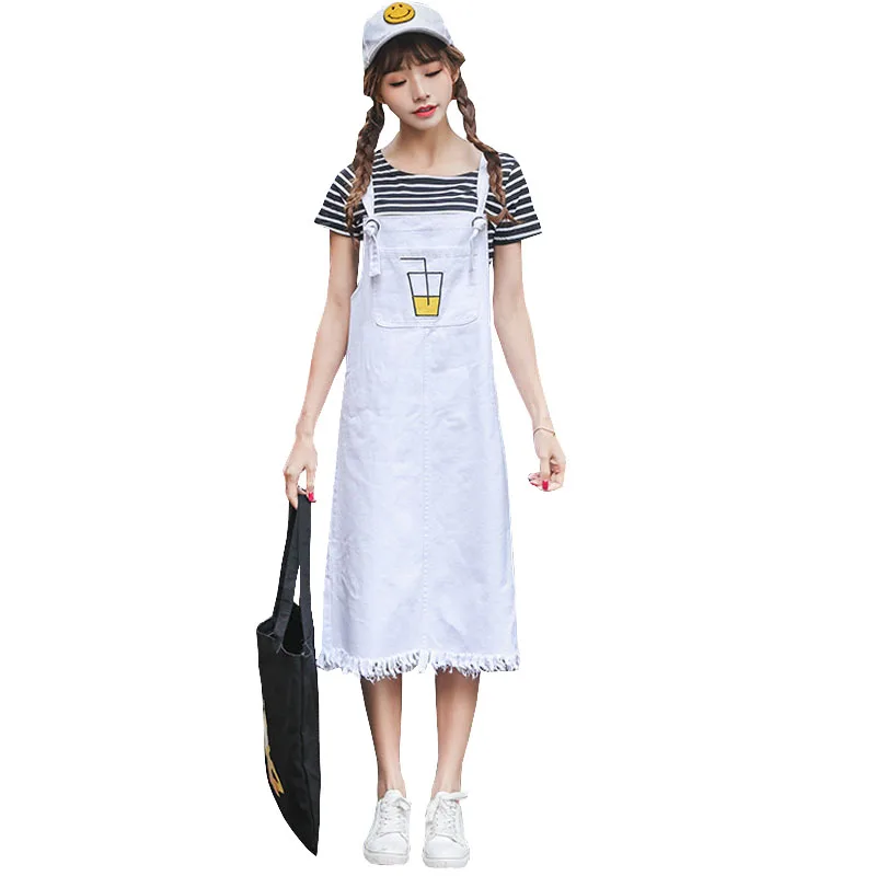 2018 Новый Для женщин Джинсовые юбки стакана воды Вышивка юбка Harajuku милые середины