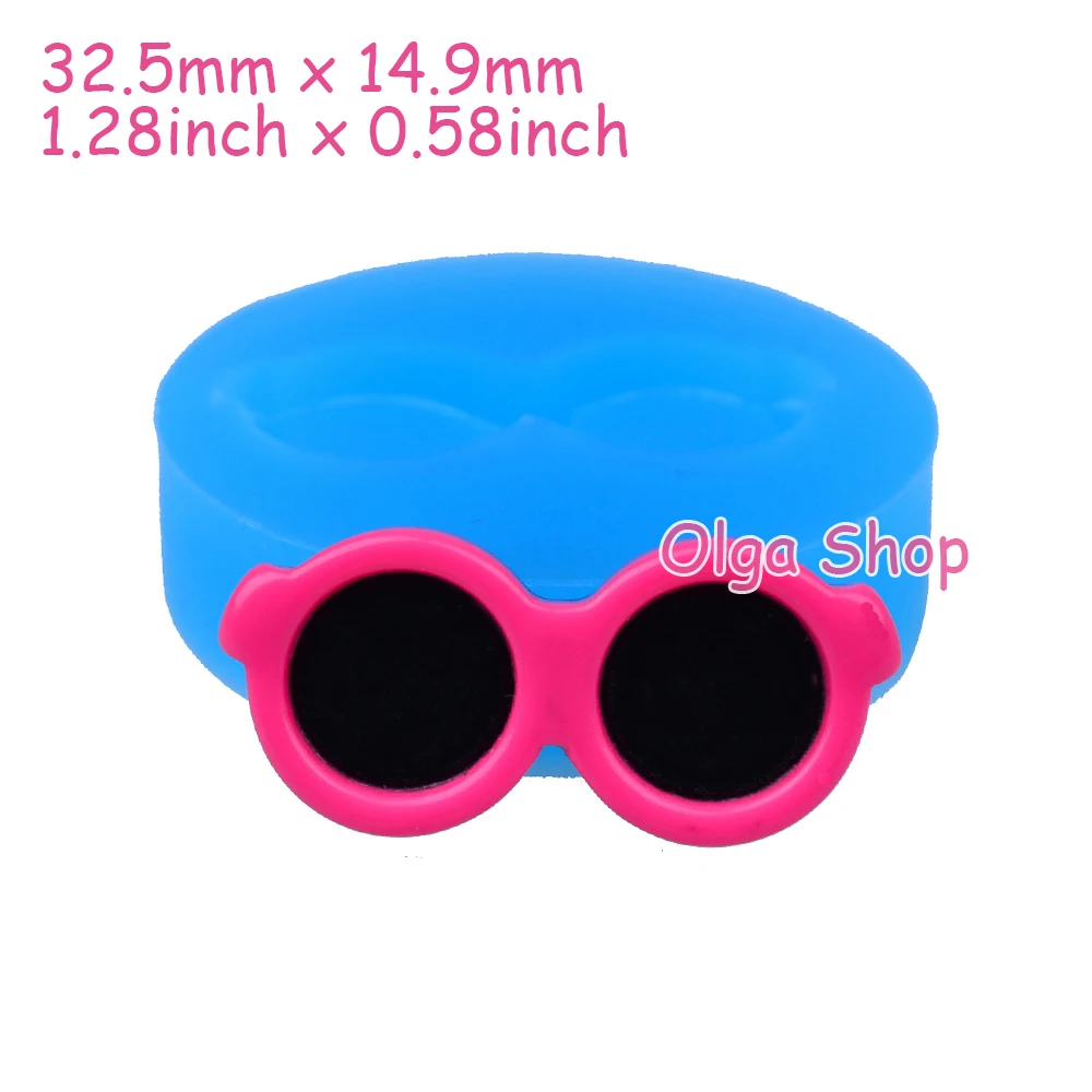 Силиконовая форма FYL339 для солнцезащитных очков полимерная глина печенье шоколад