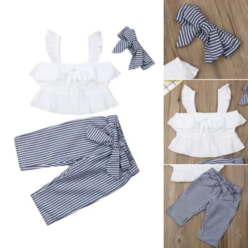 Комплект одежды для малышей летняя одежда маленьких девочек жилет укороченный