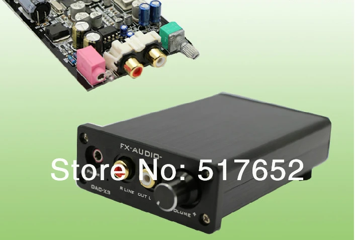 Fx DAC-X3 hi-end CM108 + CS8416 CS4344 NE5532 USB DAC усилитель для наушников 192K-24BIT нескольких Func