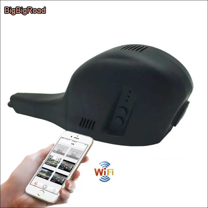 BigBigRoad для Volkswagen CC 2015 2016 настройка низкий автомобильный Wi Fi DVR видеорегистратор