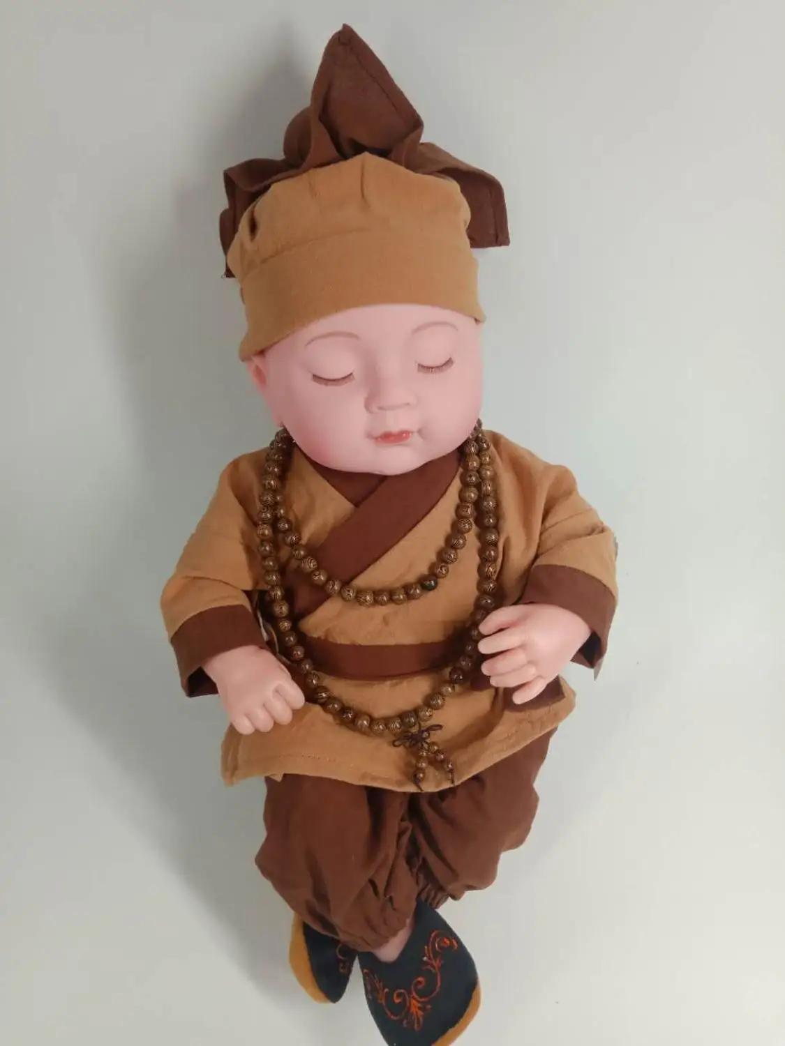 

Silicone new cute creative cartoon simulation singing Buddha songs small monk plush animal fashion plush toys