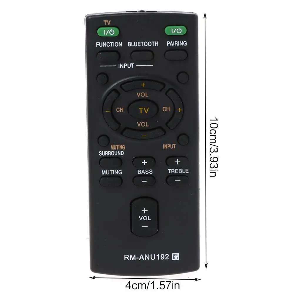 RM ANU192 для Sony Smart LCD LED TV HT CT60BT SA CT60 звуковая панель телевизионный пульт управления