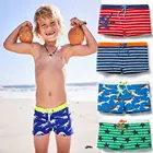 Новинка 2019 года; Летний пляжный купальник с принтом для маленьких мальчиков; Купальные трусы