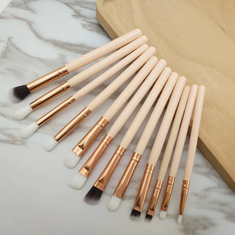 

12pcs Eyeshadow Makeup Brushes Set eyebrow brush Blending Make Up Brushes Soft Synthetic Hair pinceaux maquillage for Makeup