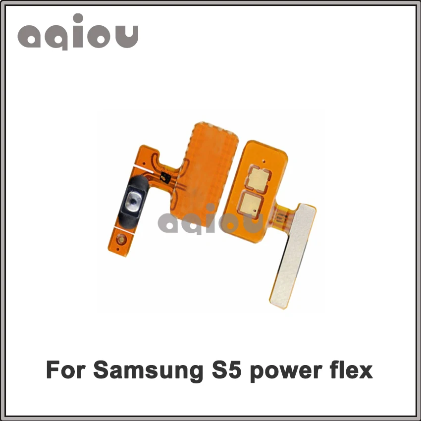 10 шт./лот для samsung Galaxy S5 I9600 G900F Мощность кнопка гибкий кабель на выключения Flex