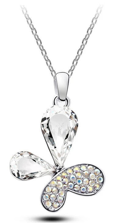 Ожерелье с подвеской-бабочкой модное ювелирное изделие в подарок Новое