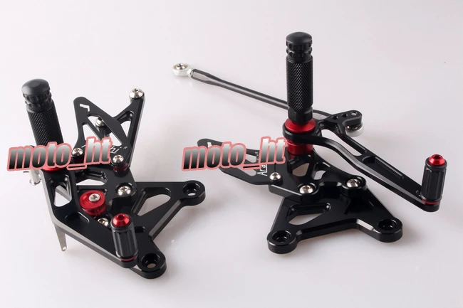 Регулируемая подножка GZYF для Kawasaki Ninja ZX636 2005 2006 черная подножка|foot pegs footrest|adjustable