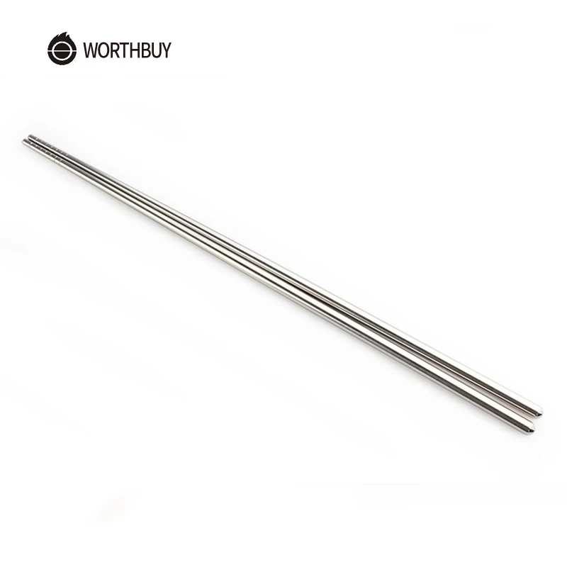 WORTHBUY китайские 304 палочки для еды из нержавеющей стали жарки многоразовые