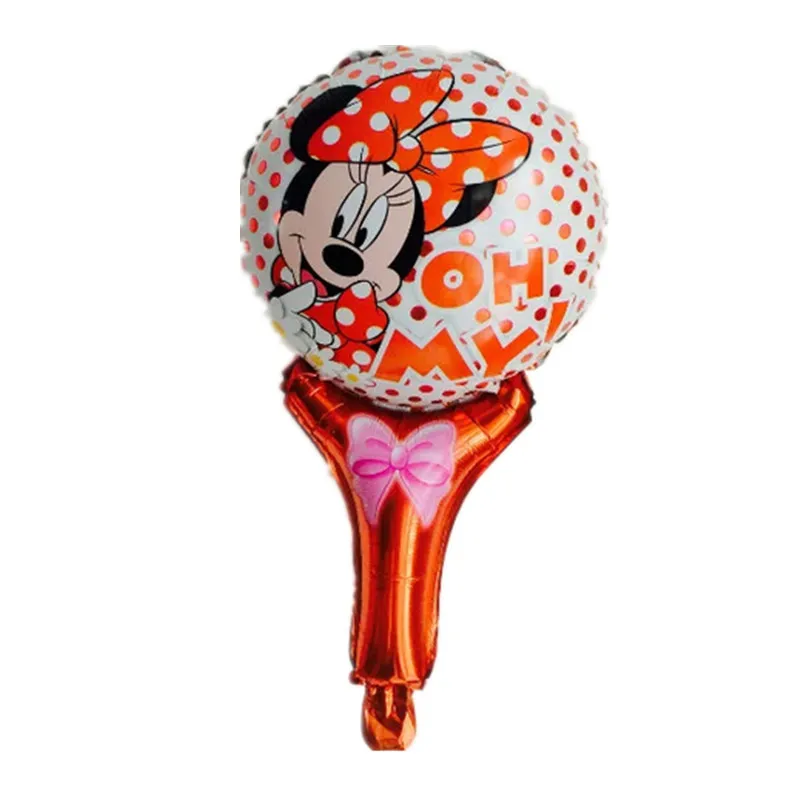 BINGTIAN Минни мультфильм ручной фольги Воздушные шары печатных воздушный шар