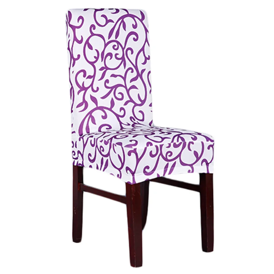 Спандекс 11 видов цветов тянущиеся обеденные чехлы на стулья для отелей