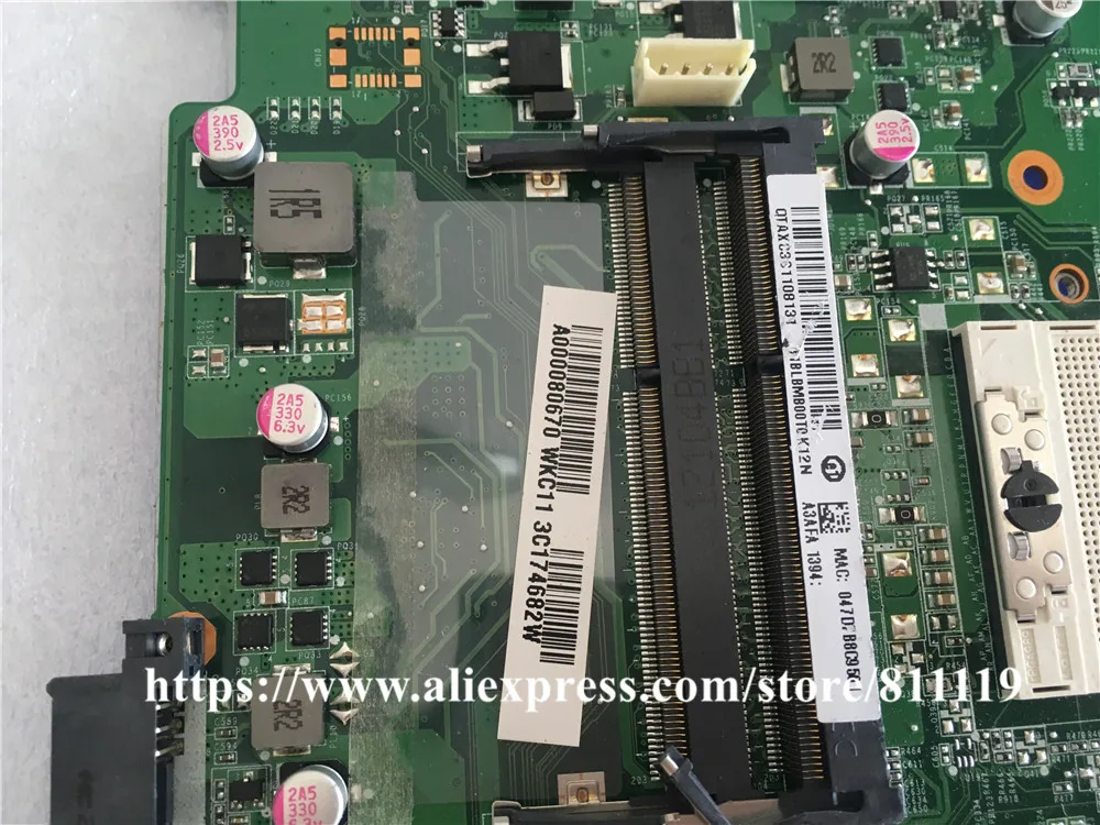 A000080670 For toshiba satellite L750 L755 laptop motherboard DABLBMB16A0 HD graphic chip | Электроника