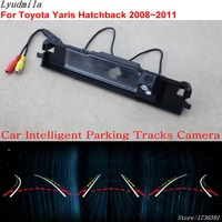 lyudmila car intelligent parking tracks camera for toyota yaris hatchback 20082011 car back up reverse rear view camera