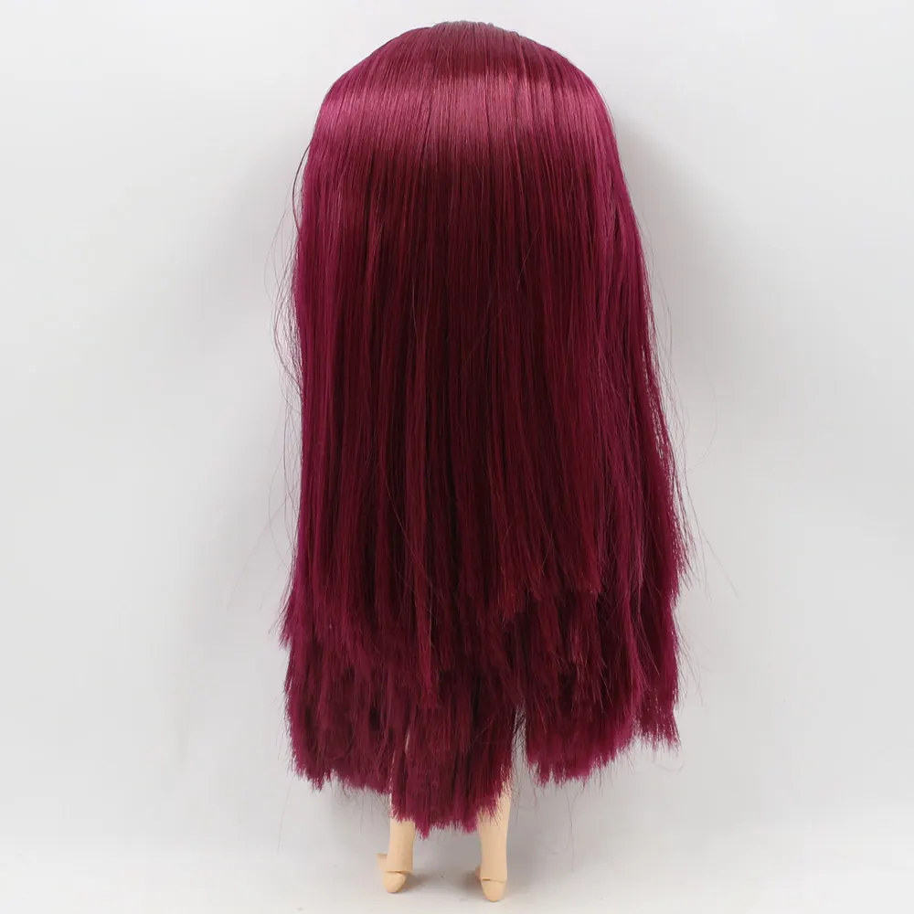 RBL Scalp 1/6 Blyth кукольные парики, в том числе жесткий эндоконский купол коричневый с взрыва/без челки бахрома мягкие прямые волосы Серия 2