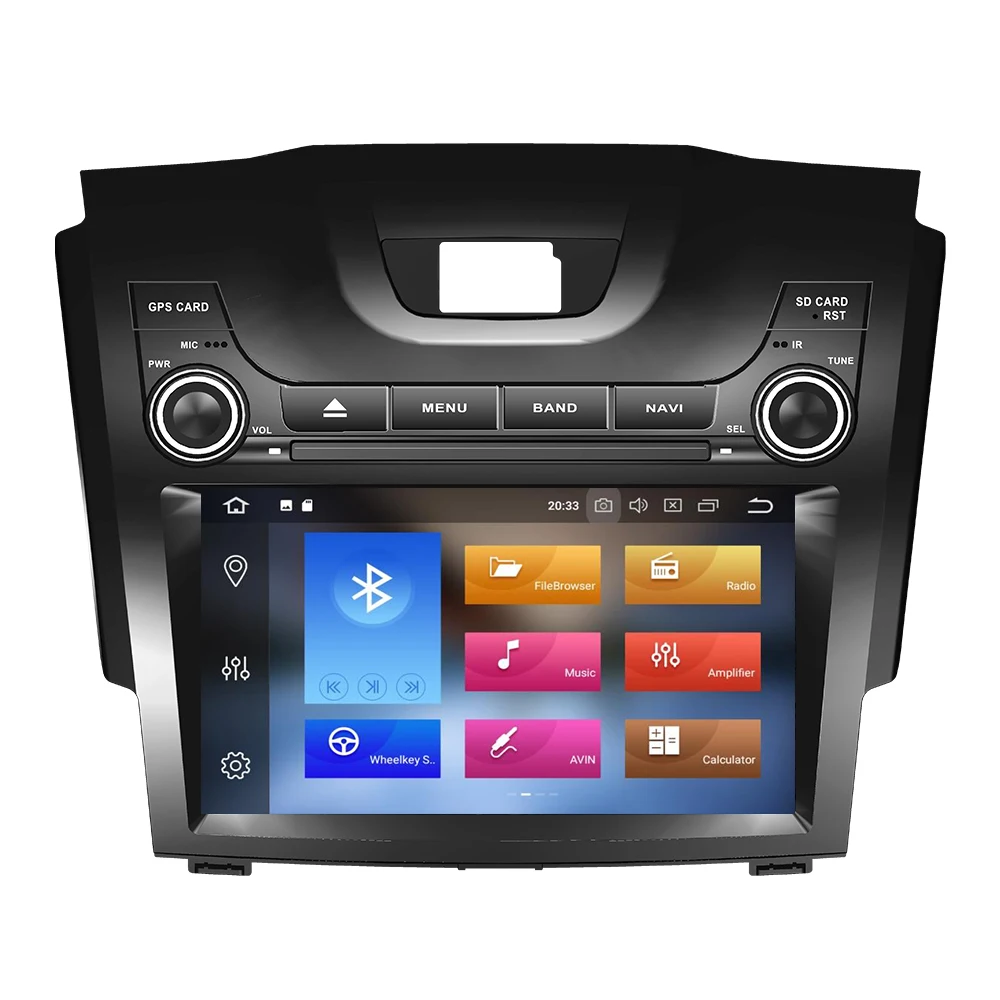 4G + 32G 8 дюймов Android 10 автомобильный DVD GPS магнитофон для Chevrolet Trailblazer/S10/Colorado Isuzu D max MU X