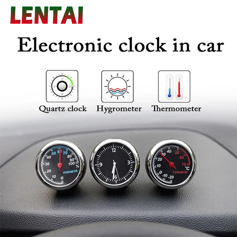 Мини-часы OVERE автомобильные цифровые термометр-гигрометр для Peugeot 307 308 207 407 Nissan Juke