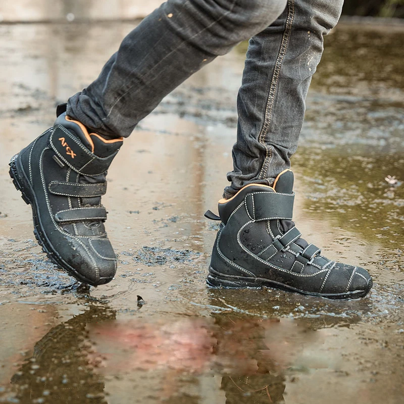 Men's Motorcycle Suede Leather boot Boots Waterproof Motorbike Racing shoes Chopper Cruiser Touring Riding Hiking boots L60008 |