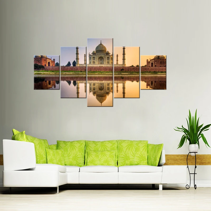 5 шт. классический Европейский дворец церковь Винтаж Rrtro Художественная печать