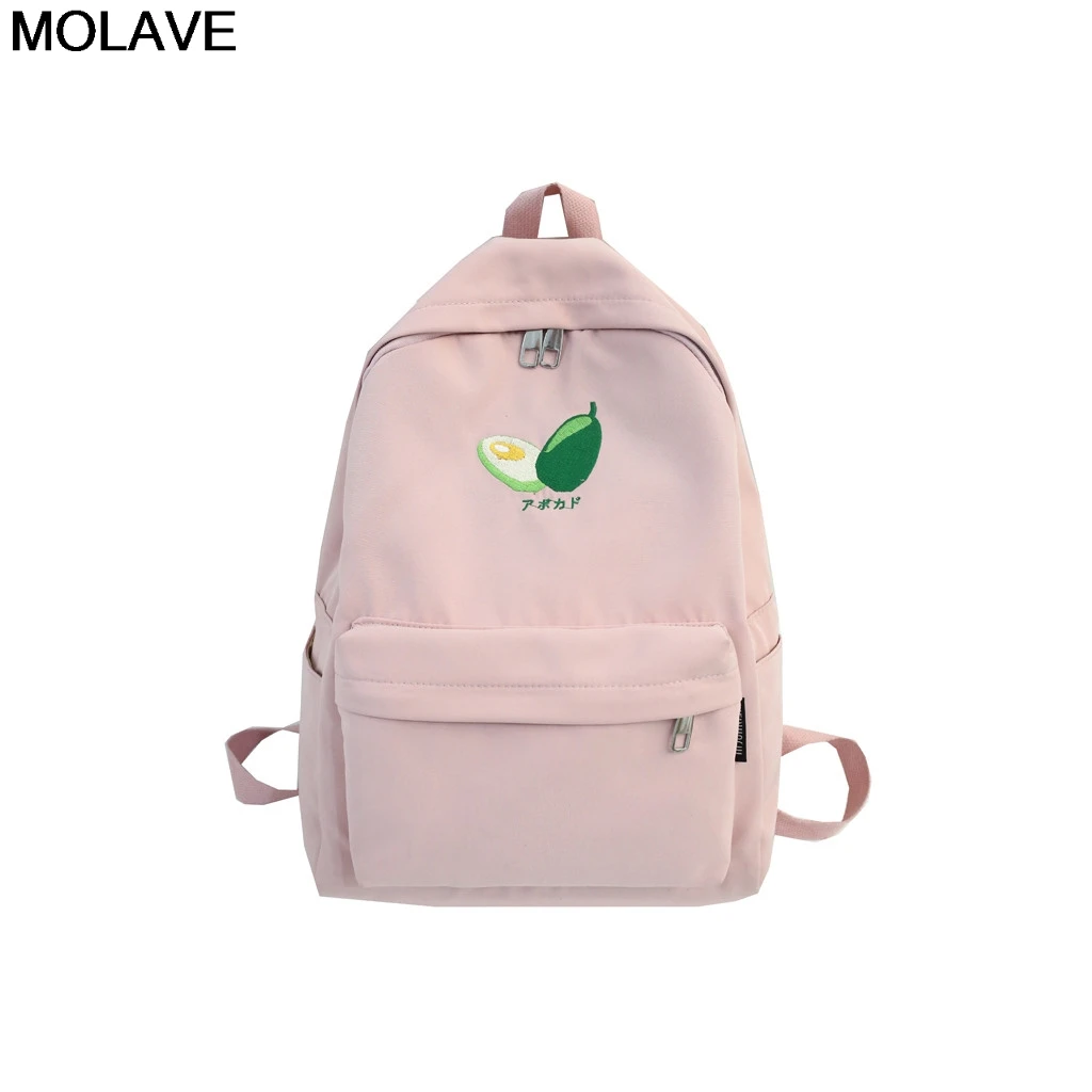 MOLAVE рюкзак женская мода авокадо Печать Дети Мальчики Девочки bookbag Студент Путешествия Рюкзак carteras mujer de hombro y bolsos