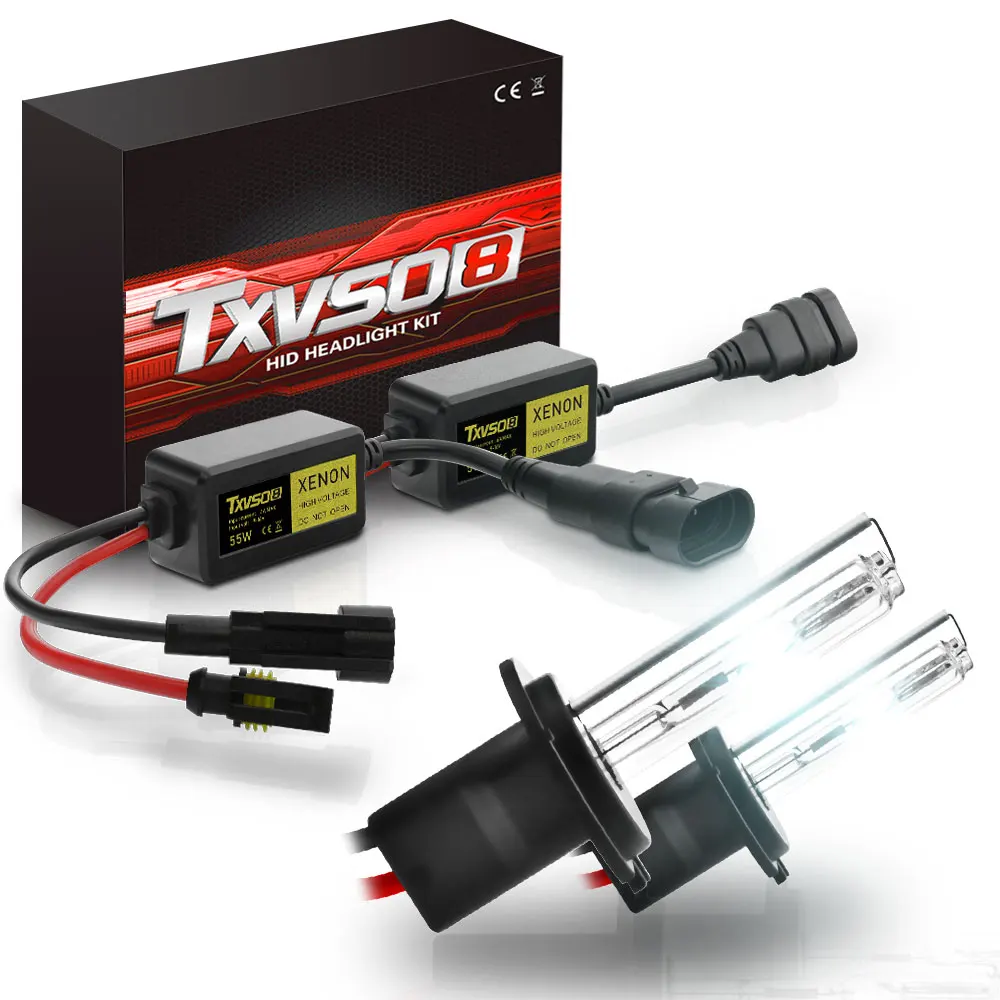 Новинка 2019 Лампы Globe TXVSO8 Xenon HID 55Wx2 набор для преобразования фар H1 H3 H4 Hi/Lo H7 H8H9H11 9004