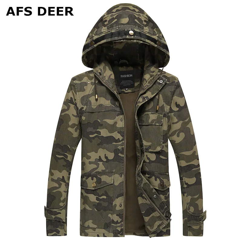 Мужские куртки и пальто новый бренд 2016 одежда на осень-зиму камуфляж Jaqueta Весте