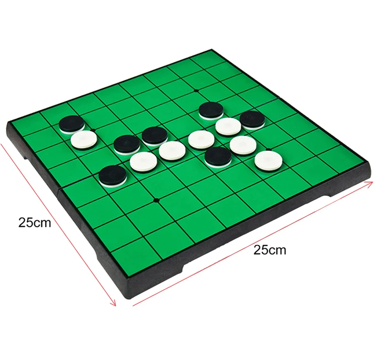 Запуск Магнитный Портативный флип шахматы и складные Reversi Отелло доска