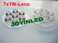 10pcs 7w led conjoined twin optical lens high power led pmma ayrclic ceiling downlights lens d69 h11mm 304560 degrees
