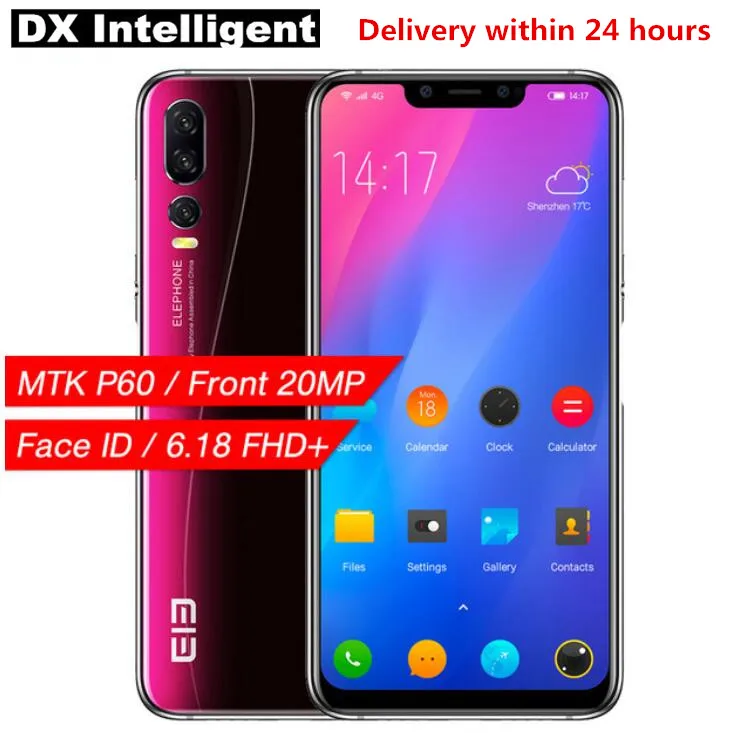 ElePhone A5 Глобальный 6 18 Inch 7: 9 Helio P60 MTK6771 Octa Core Android 8 1 20MP 5 Камера 4 GB 64 Touch ID мобильного