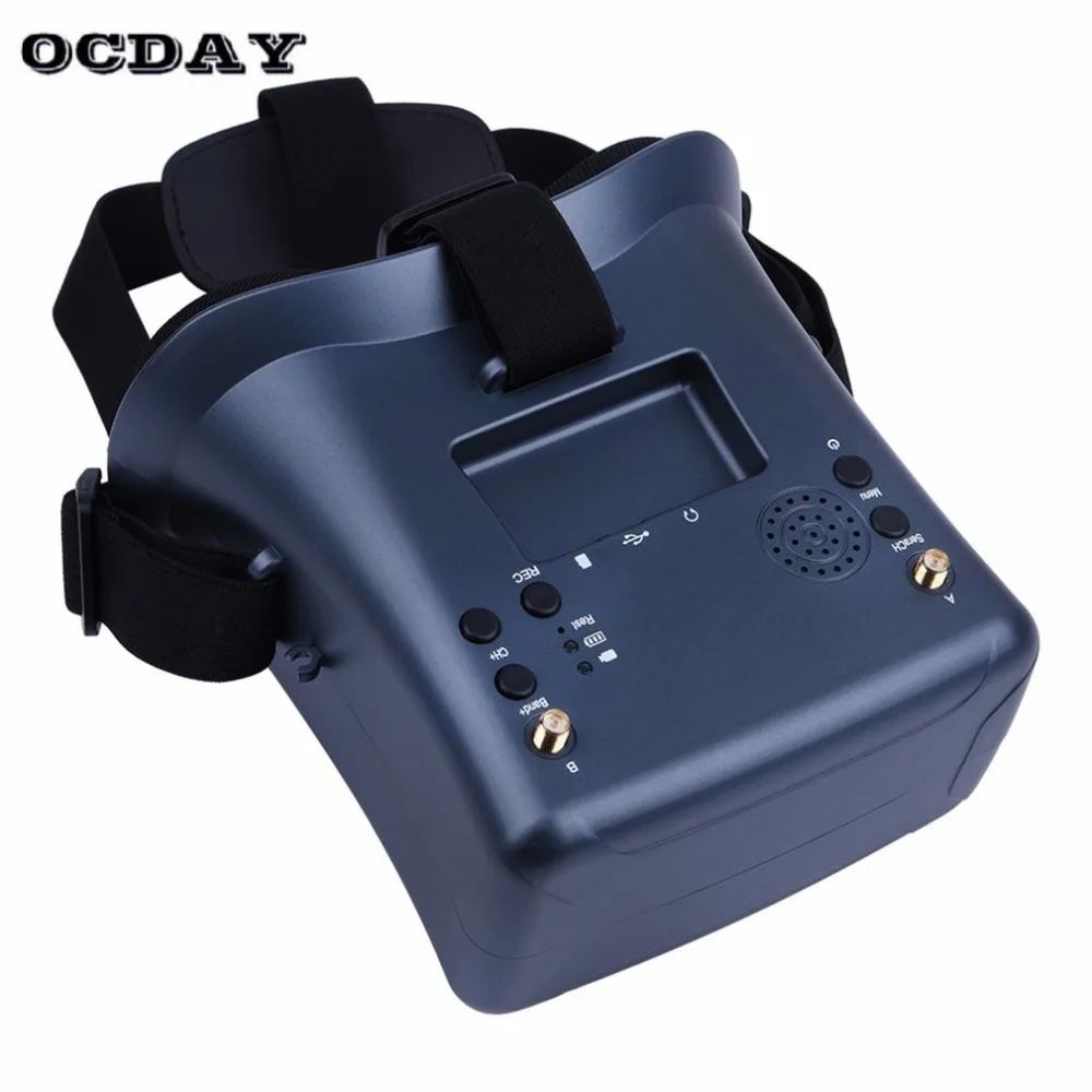 LS-008D 5,8G FPV Googles vr очки высокого качества 40CH с батареей 2000mA DVR разнообразие для RC модели 92% прозрачные линзы