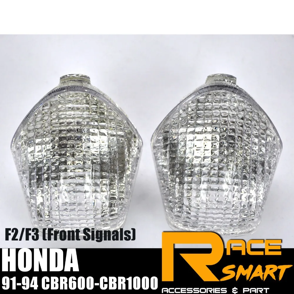 Motorcycle Front Turn Signal Light Lens Cover Case For HONDA 1991-1994 CBR600 -CBR1000 F2 F3 1992 1993 CBR-600 CBR 1000 CBR-1000 |